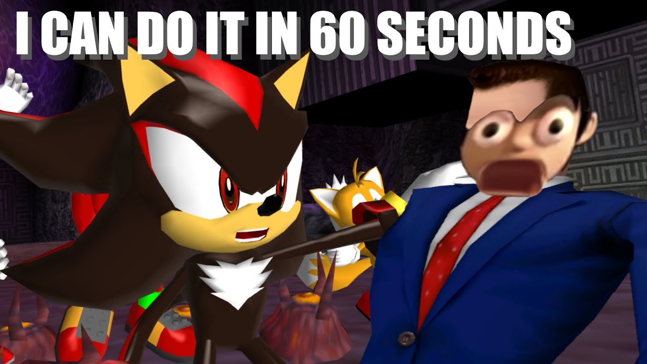 Air Fleet (Dark) in 60 SECONDS!!! - Shadow the Hedgehog Reloaded SPEEDRUN