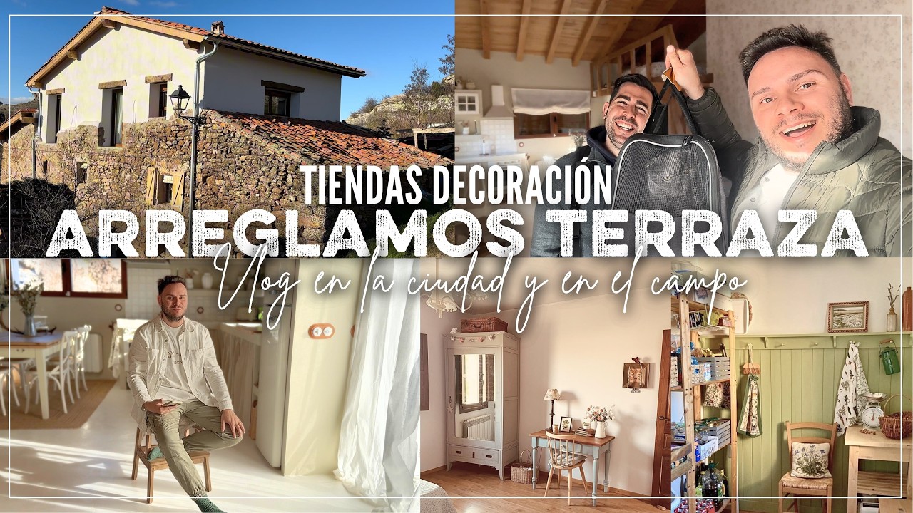 MIRAD la DECO de PEPCO, TRAMAS y ALCAMPO 😍 TRABAJOS de JARDINERÍA en la TERRAZA 🪴 VLOG 🏡 CASA BONITA
