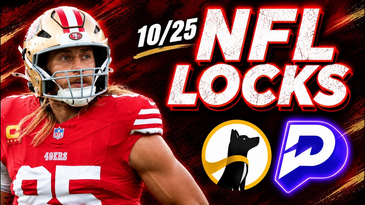PRIZEPICKS NFL SUNDAY 10/25/26 - 4 FREE PICKS!  (21X PAYOUT!!) - BEST PLAYER PROPS TODAY - BEST BETS