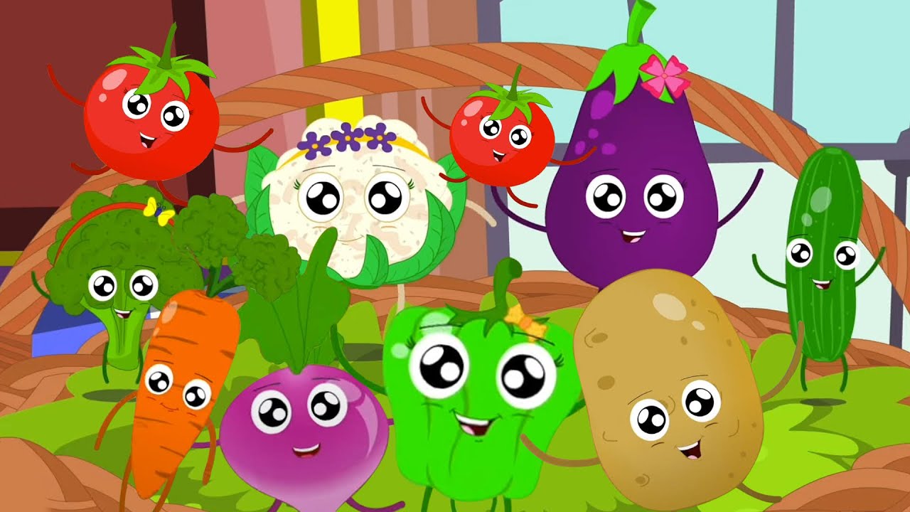 Ten Little Vegetables, Fruits and Veggies and More Songs for Kids