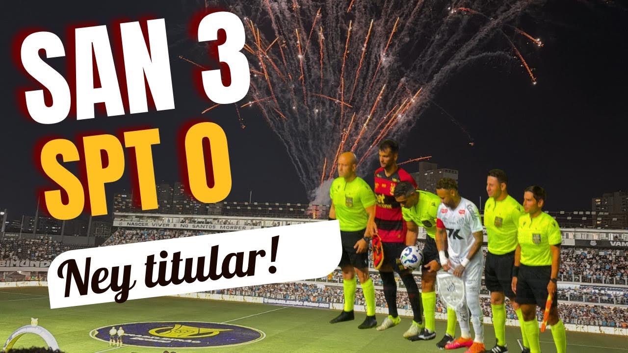 O Santos vence o Sport por 3 a 0 e sai da zona de rebaixamento! Bia Ferreira 