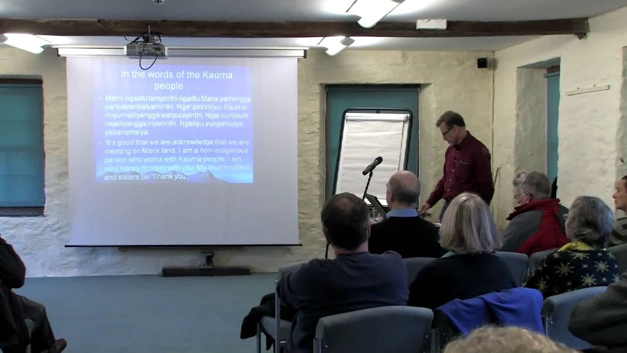 Ned Maddrell lecture with Rob Amery - part one