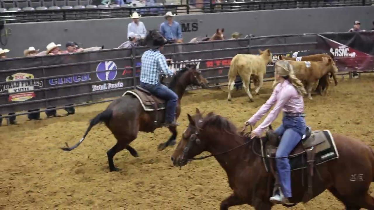 Anna Butler & Bronc Stockton, winners of the #8 at the 2026 Dixie National Super Sort