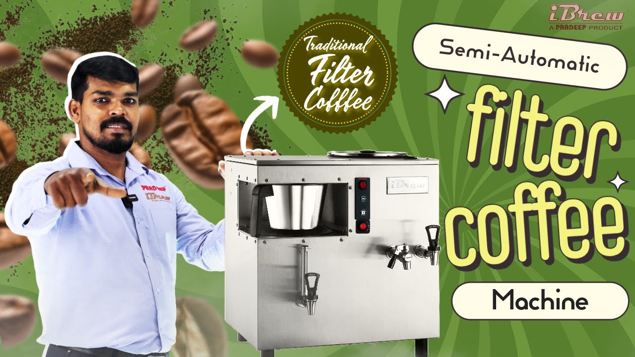 Semi Automatic Filter Coffee Machine | Pradeep | i brew | Ft-நான் உங்கள் ராஜா |with English subtitle