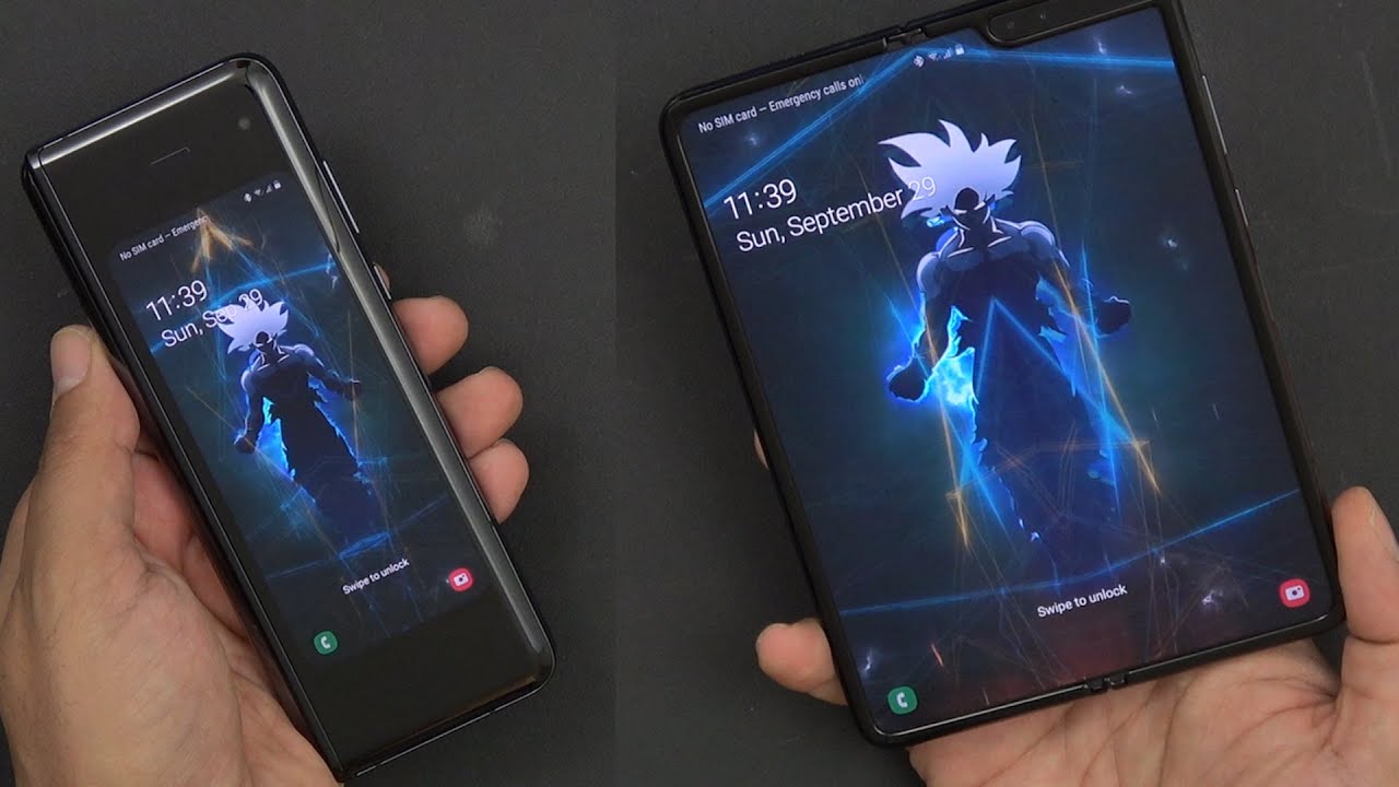 Samsung Galaxy Fold In Cosmos Black Unlocked Unboxing (Video/Audio Test) Comparison 2 Huawei Mate X