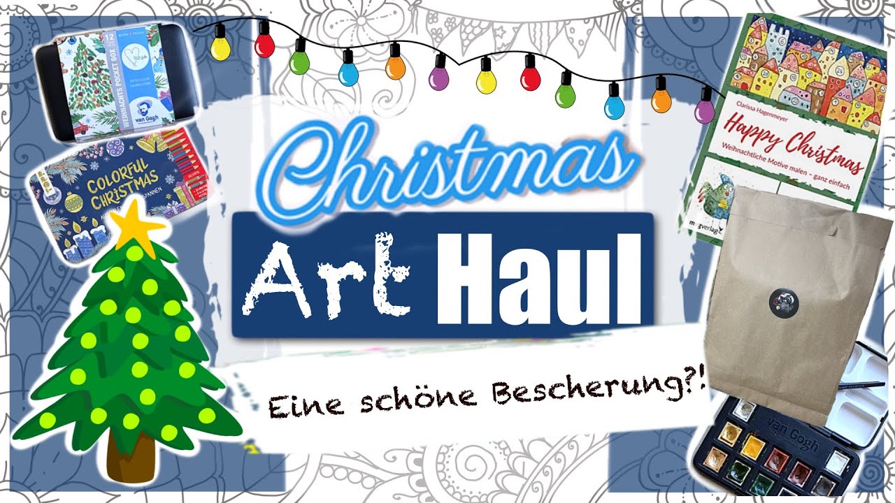 Art Supplies, die dich (NICHT?) in Weihnachtsstimmung bringen