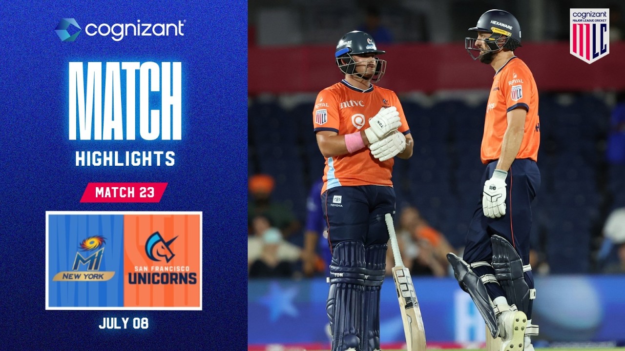 Cognizant Match Highlights | MI New York vs San Francisco Unicorns | Match #23