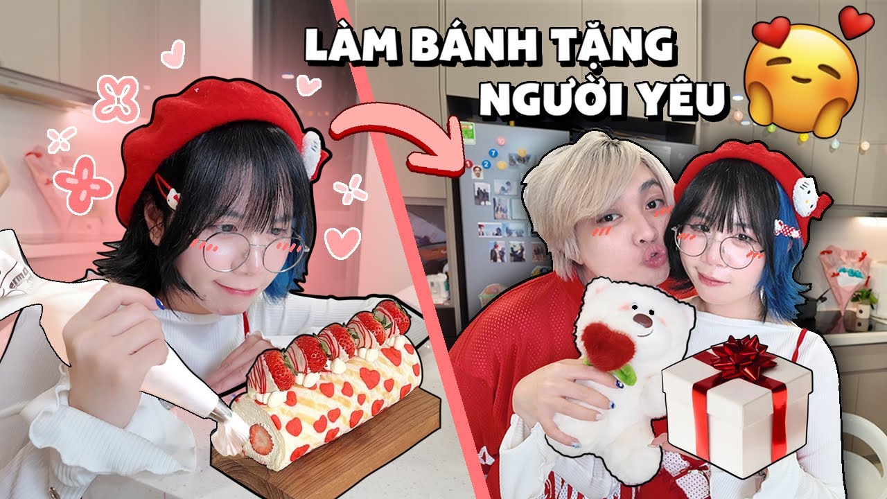 Mình Làm Bánh Valentine Tặng Người iu...😘🍫