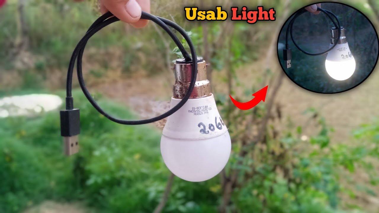 How To Make USB Light At Home/Diy USB Light/Sagar Experiment/