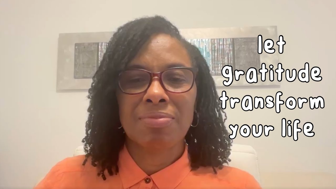 Let gratitude transform your life 