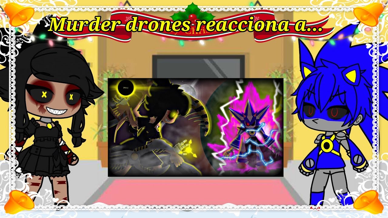 Murder Drones reacciona a Cyn vs Metal Sonic (Especial de Navidad y Año nuevo) (Créditos a RGN)