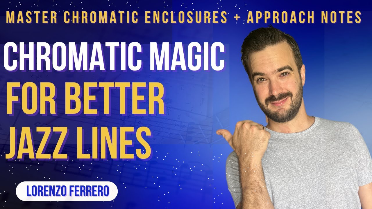 How to Use Chromatic Approach Notes Like a Jazz Pro