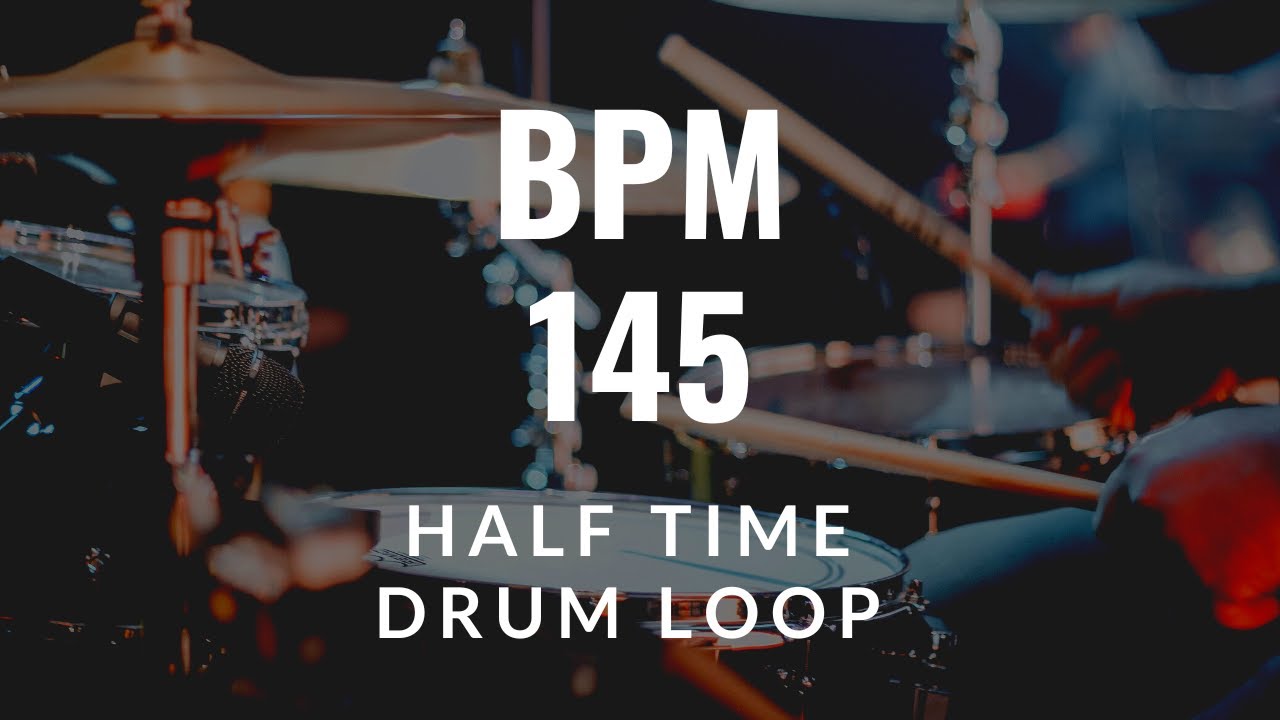 HALF TIME DRUM LOOP - 145 BPM | 8 BEAT | 드럼비트 145