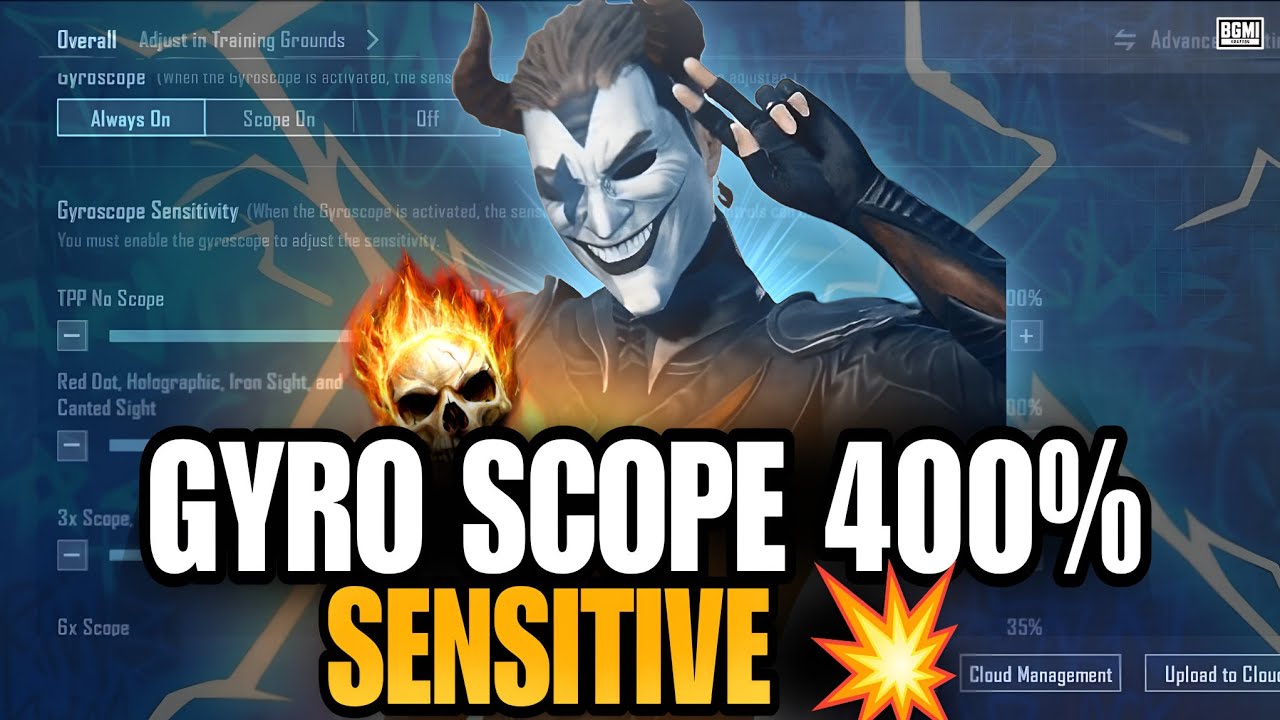 GYROSCOPE 400% || YOUR RESPECT YOUR SENSITIVITY || #bgmi#pubgmobile 
