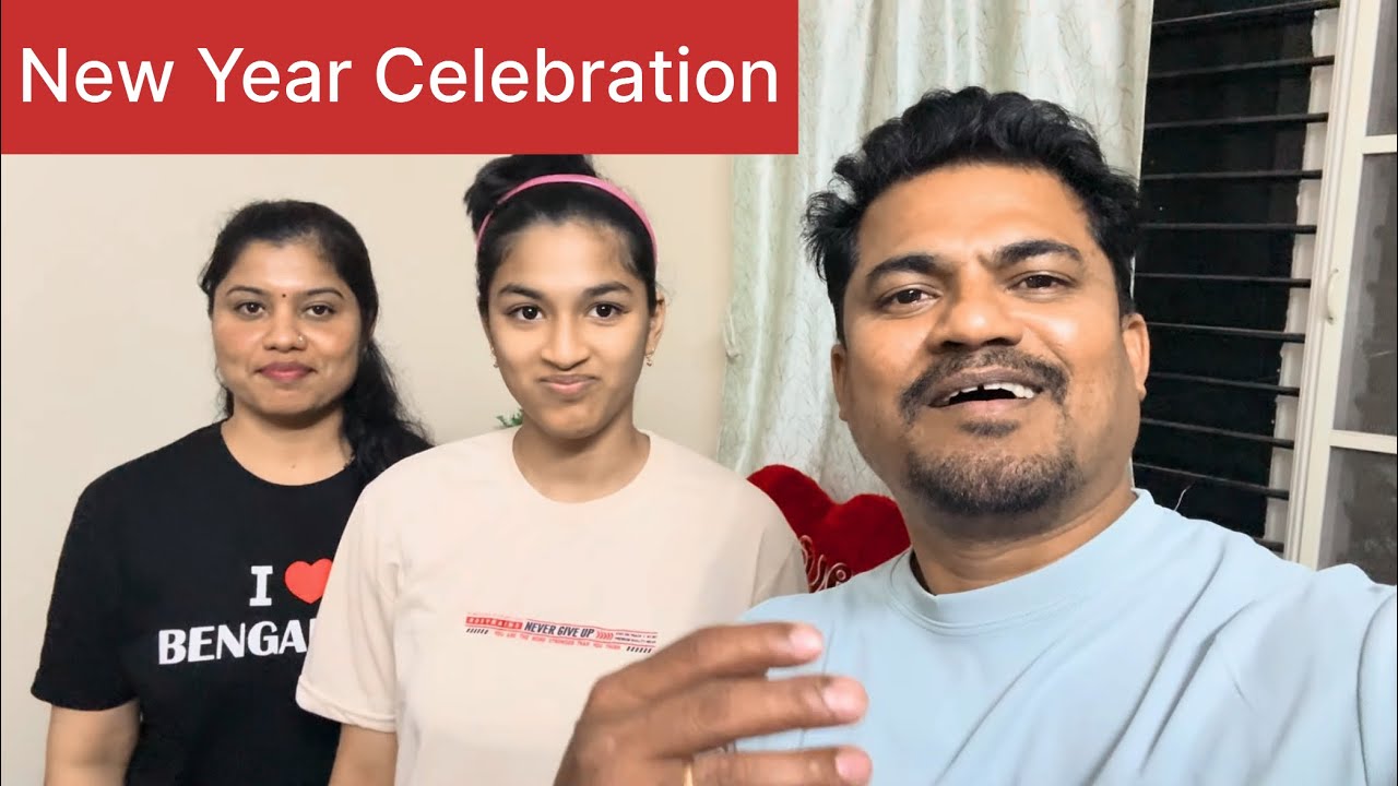 New Year Celebration at Home | Family, Food & Fun 🎉❤️ | Hindi Vlog | Bengaluru 