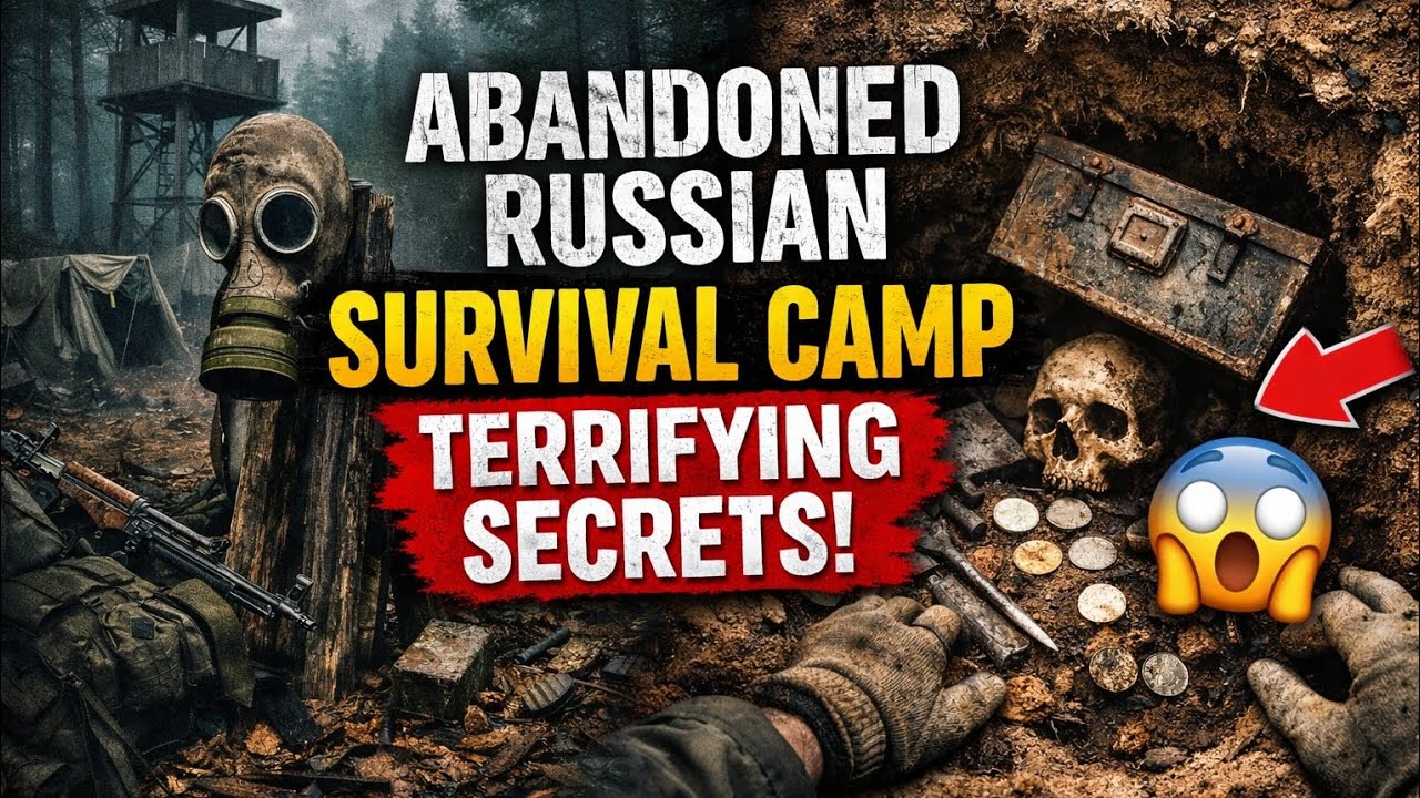 Hidden Treasures Found at an Abandoned Russian Survival Camp 😱
