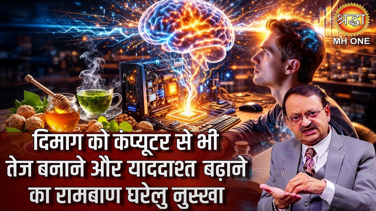 दिमाग को कंप्यूटर से भी तेज बनाने और याददाश्त बढ़ाने का रामबाण घरेलु नुस्खा | Subhas Goyal Ji