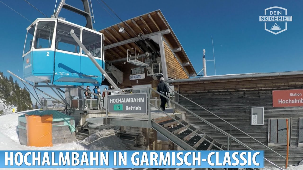 Hochalmbahn im Skigebiet Garmisch-Classic
