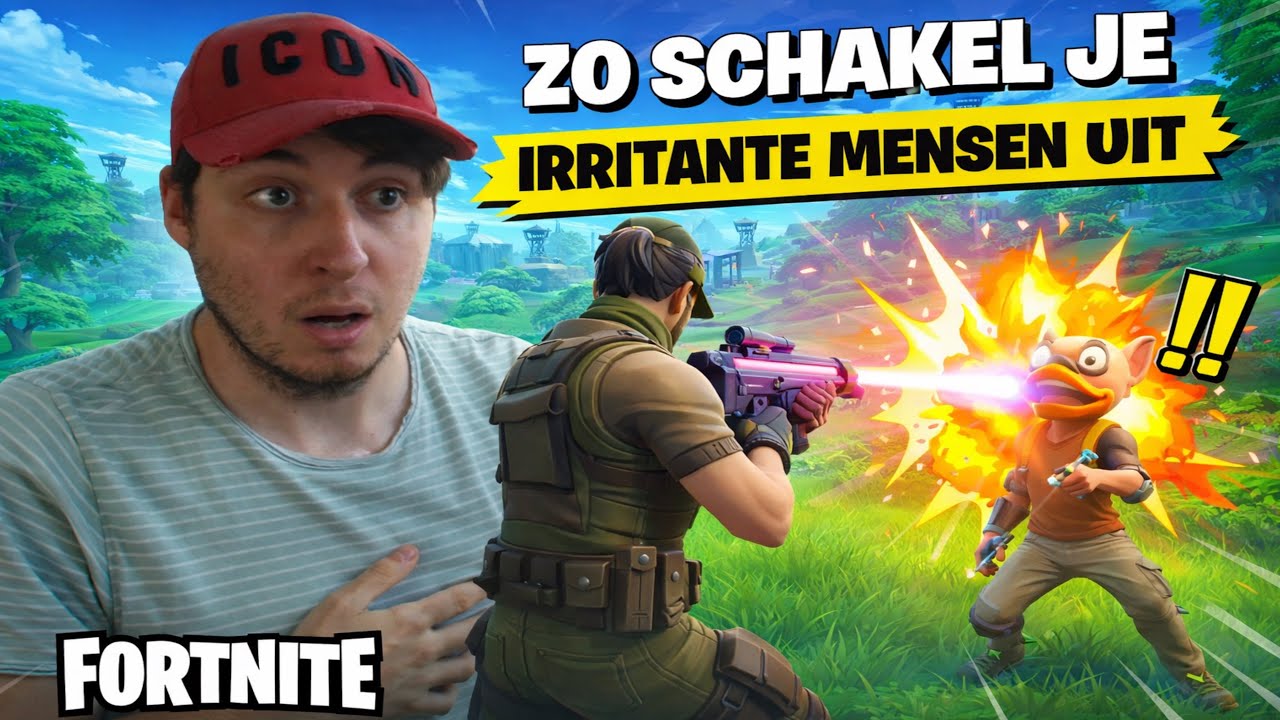 ZO SCHAKEL JE IRRITANTE MENSEN UIT | FORTNITE