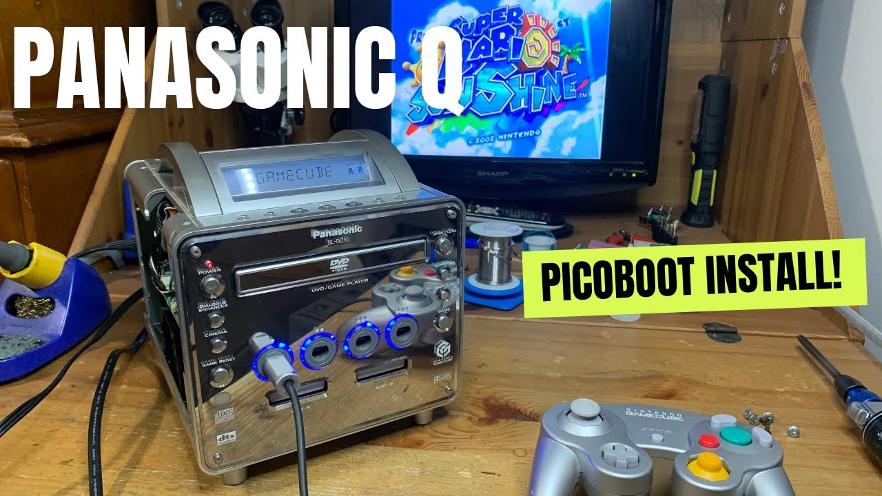 Picoboot installation in a Panasonic Q! Get even more out of this rare console!