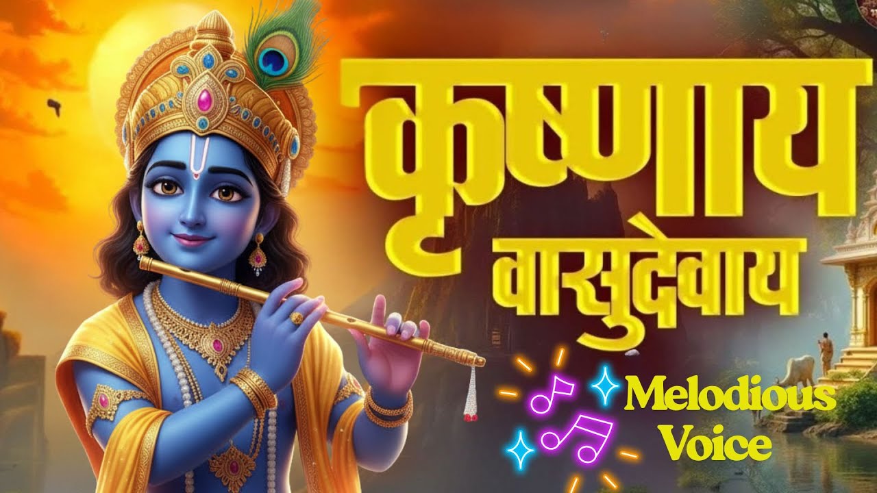 Krishna Mantra - Om Krishnaya Vasudevaya 108 Times | Bhakti Song ॐ कृष्णाय वासुदेवाय हरये परमात्मने