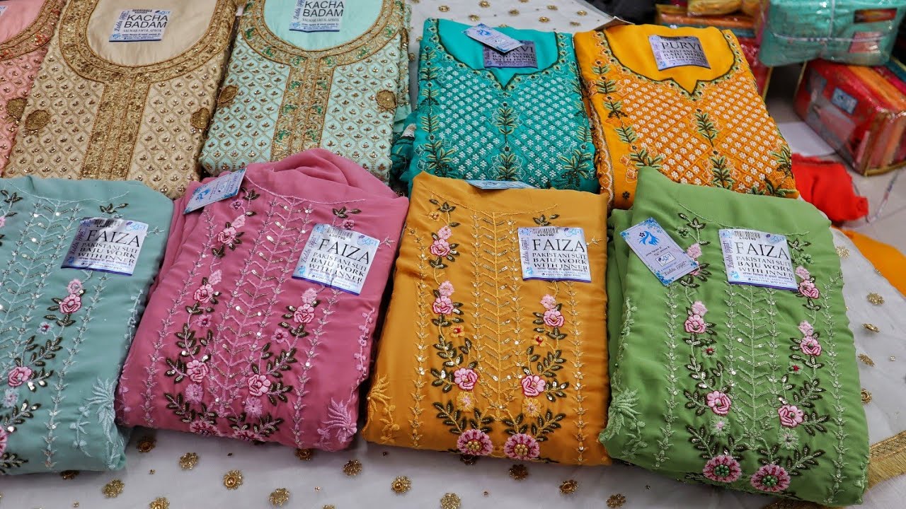 70 में सूट / Designer Ledies Suits Wholesale/Biggest Dress Meterial Wholesale Surat (viral video)