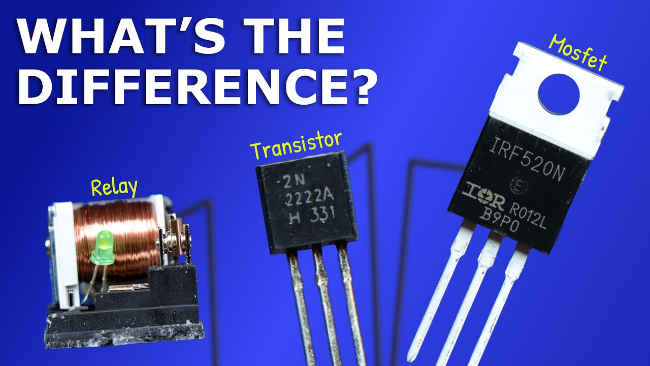 MOSFET против транзистора против реле: большинство людей ошибаются