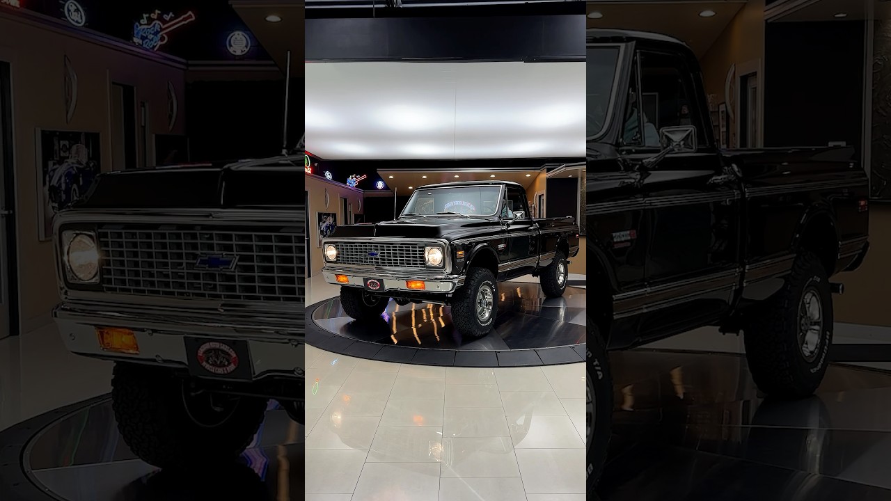 Listen to this beautiful 1972 Chevrolet K-10 🔊😍 Available Now!