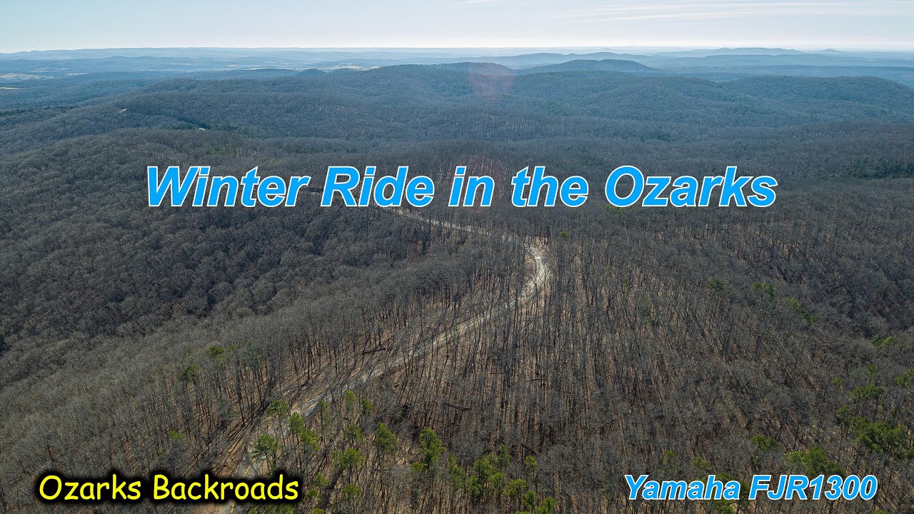 Winter riding in the Missouri Ozarks on the 2018 Yamaha FJR1300
