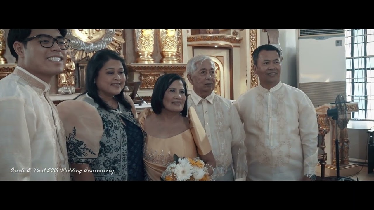 Araceli Paul Golden Wedding Video Highlights
