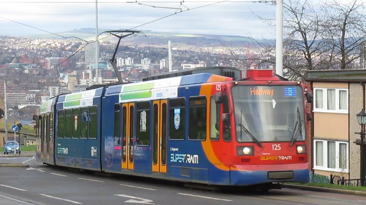 Buses Trains and Supertram in Sheffield November 2017