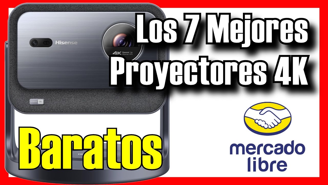 📽️🔥 Los 7 MEJORES Proyectores 4K BUENOS y BARATOS de Mercado Libre [2026]✅[Calidad/Precio] Full HD