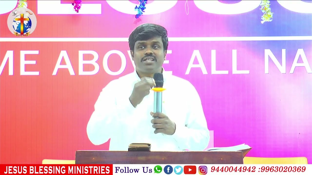 ||Sunday 2nd Service Telugu Message @ Dr.V.Kiran Babu Garu @ Jesus Blessing Ministries|| 25.01.2026