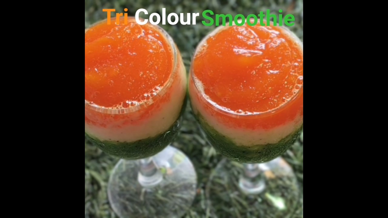 Republic Day Special Tri Colour Smoothie🇮🇳 