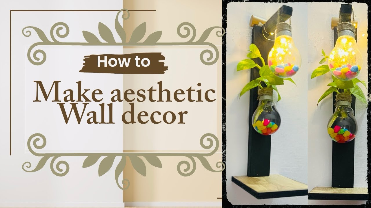 DIY Aesthetic Wall Decor using waste wood blocks #shorts #video #viralvideo #viralshorts #trending