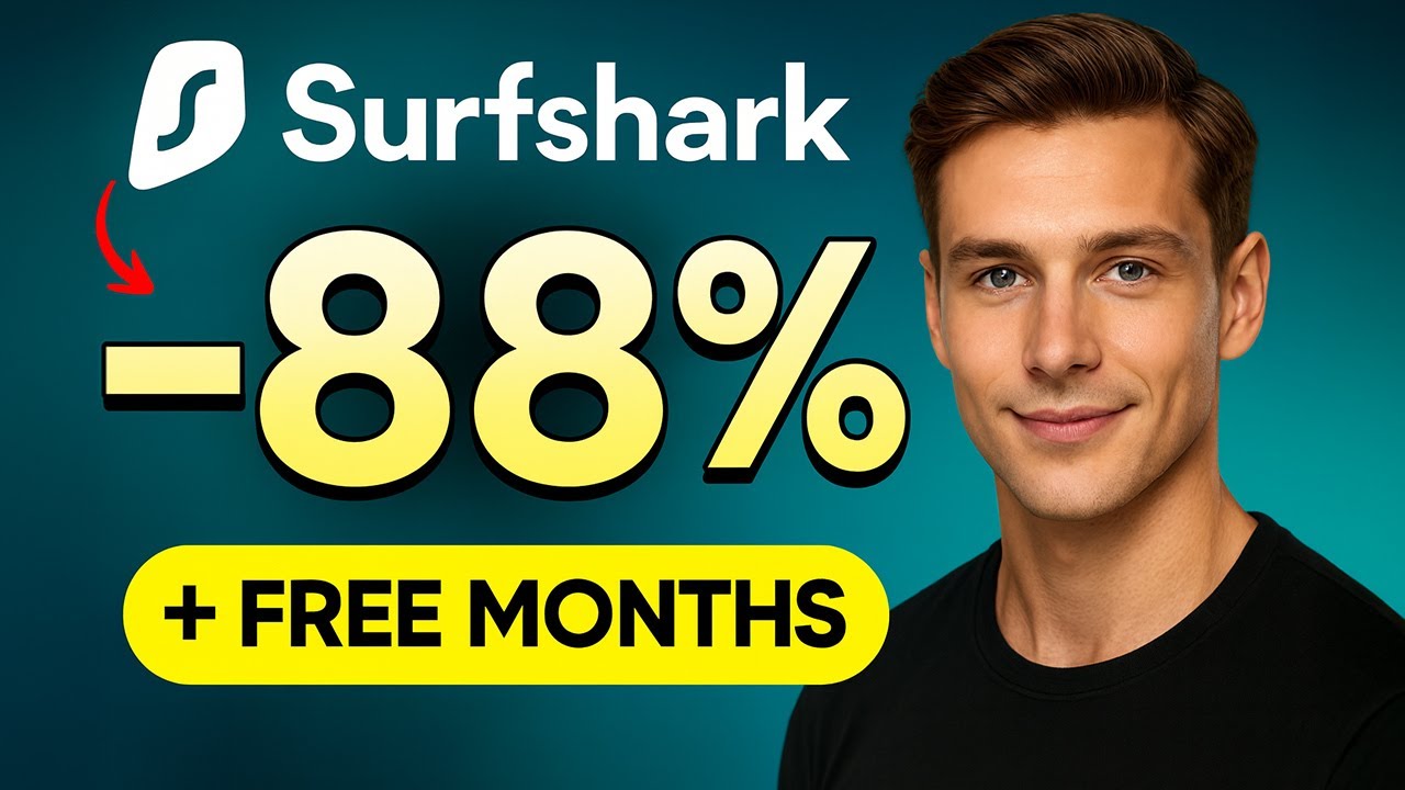 Surfshark Coupon Code 2025 ✅ 88% Off + FREE Months &ndash; Black Friday Discount!