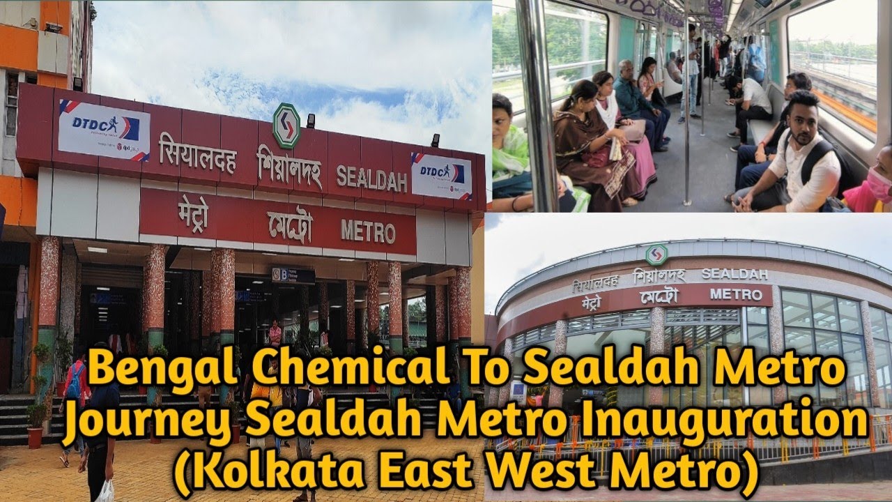 Bengal Chemical To Sealdah Metro Journey |Sealdah Metro Station Inaugration |Kolkata East West Metro