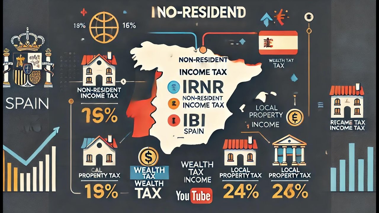 Understanding Spanish Taxes for Non-Residents: IRNR, Wealth Tax, and Property Tax Explained