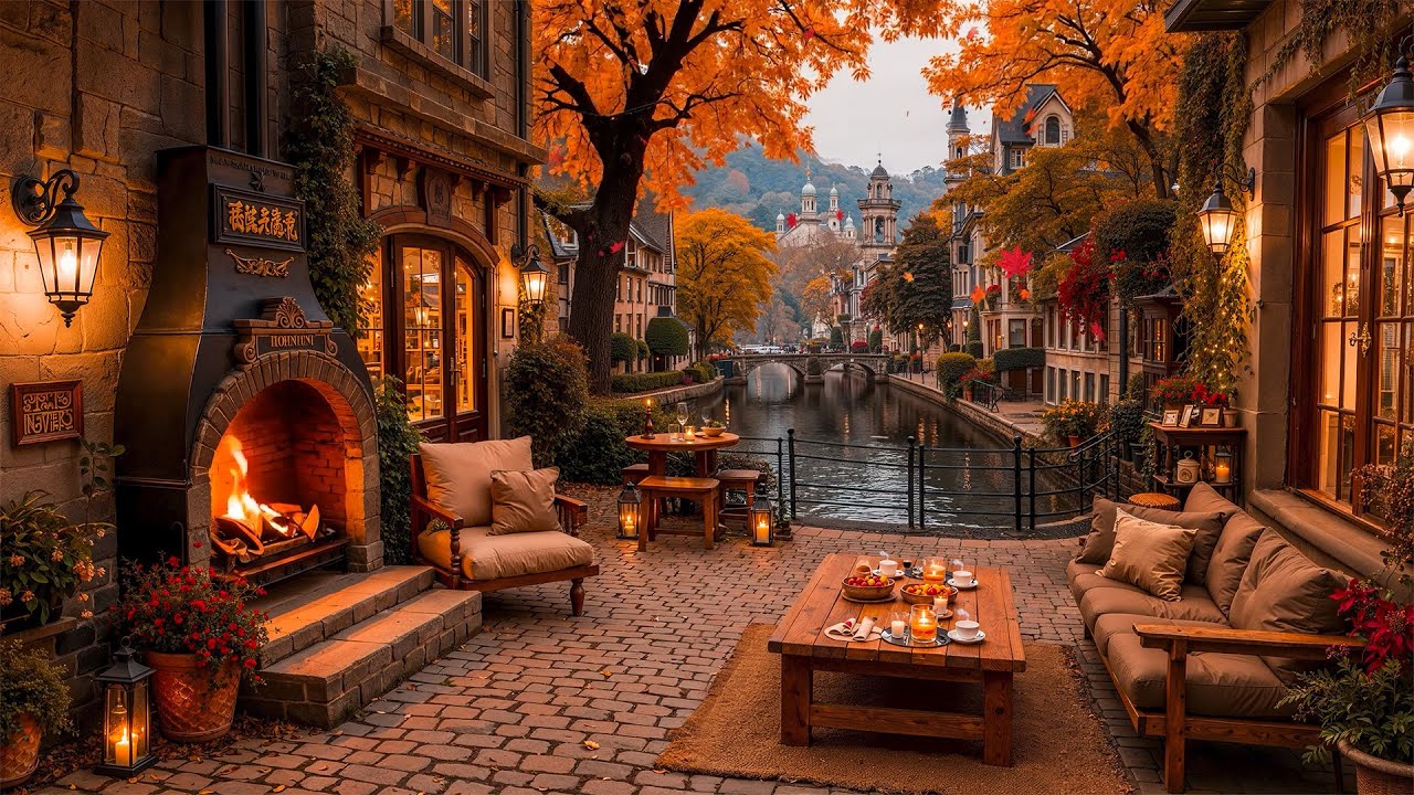Smooth Autumn Jazz to Study, Work 🍂 Cozy Coffee Shop Ambience with Relaxing Jazz Instrumental Music