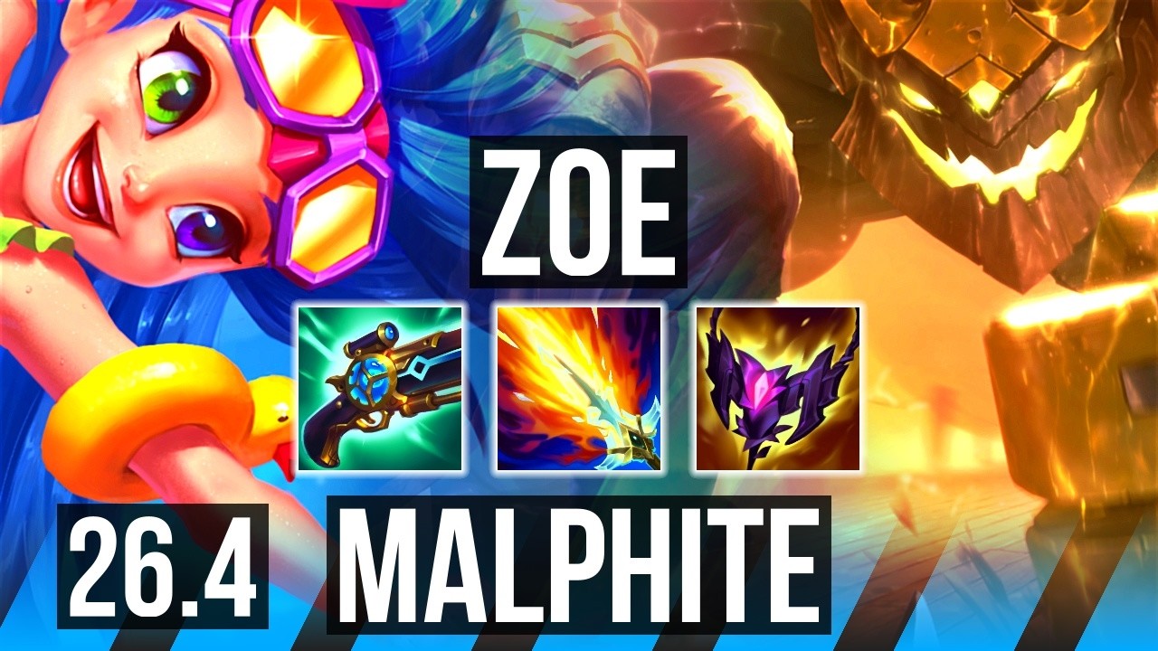 ZOE vs MALPHITE (MID) | KR Challenger | 26.4