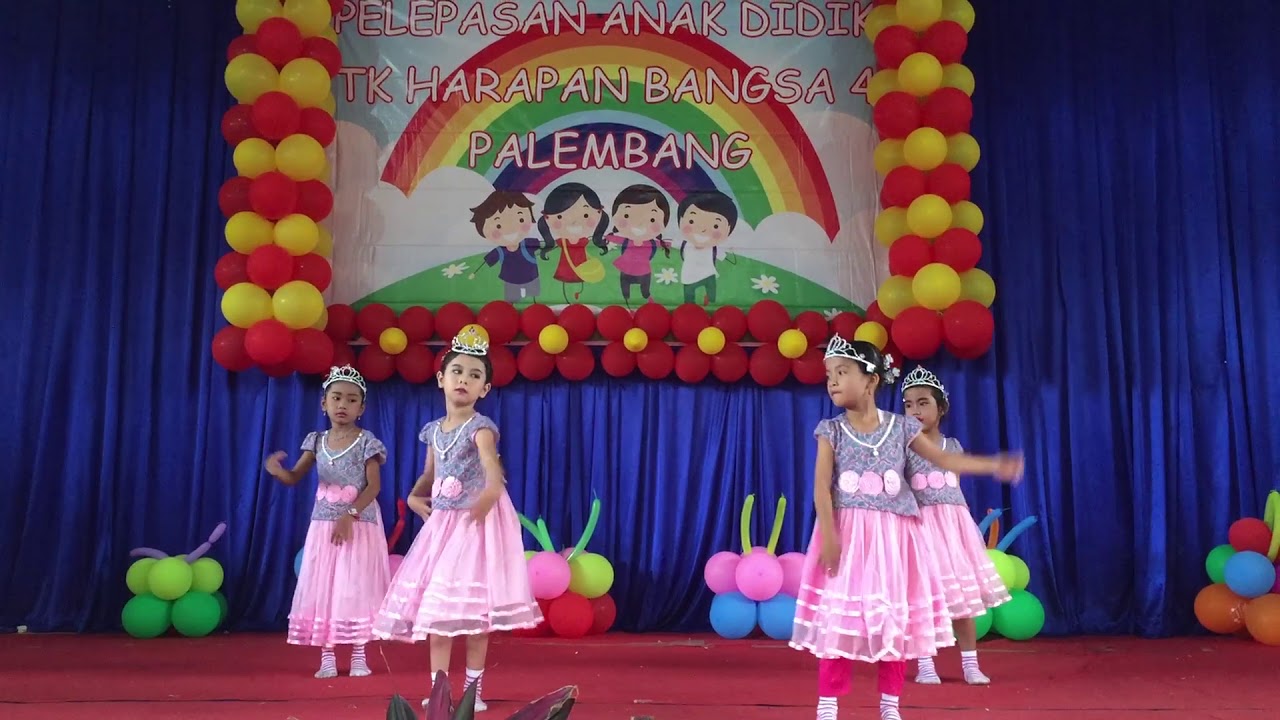 Tari Kreasi (Tari Cinderella) TK Harapan Bangsa 4 Palembang