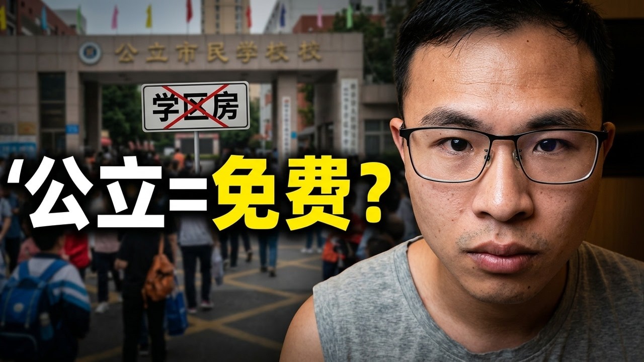 私有制学校会导致穷人读不起书？户晨风：请问公有制学校的学区房谁买得起？穷人能上好的公立学校吗？
