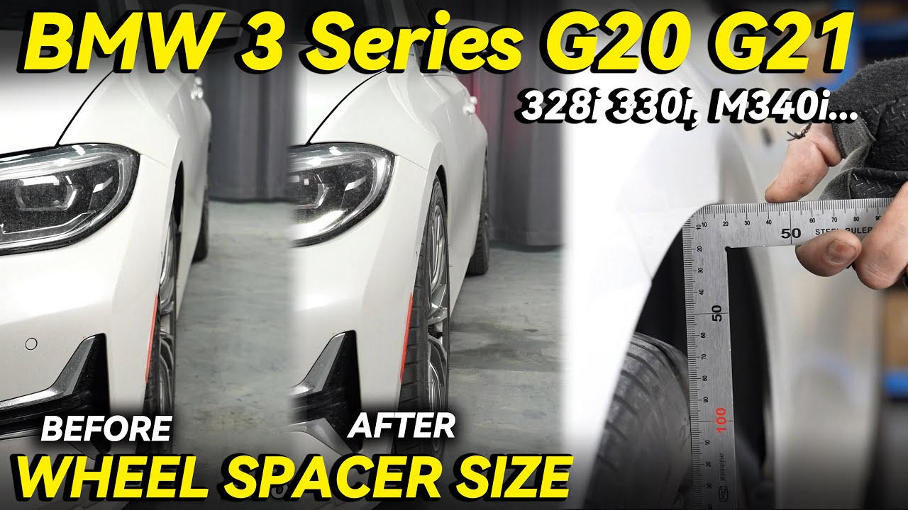 BMW 3 Series Run Different Size Wheel Spacers | BONOSS Performance Upgrade Parts for G20 G21