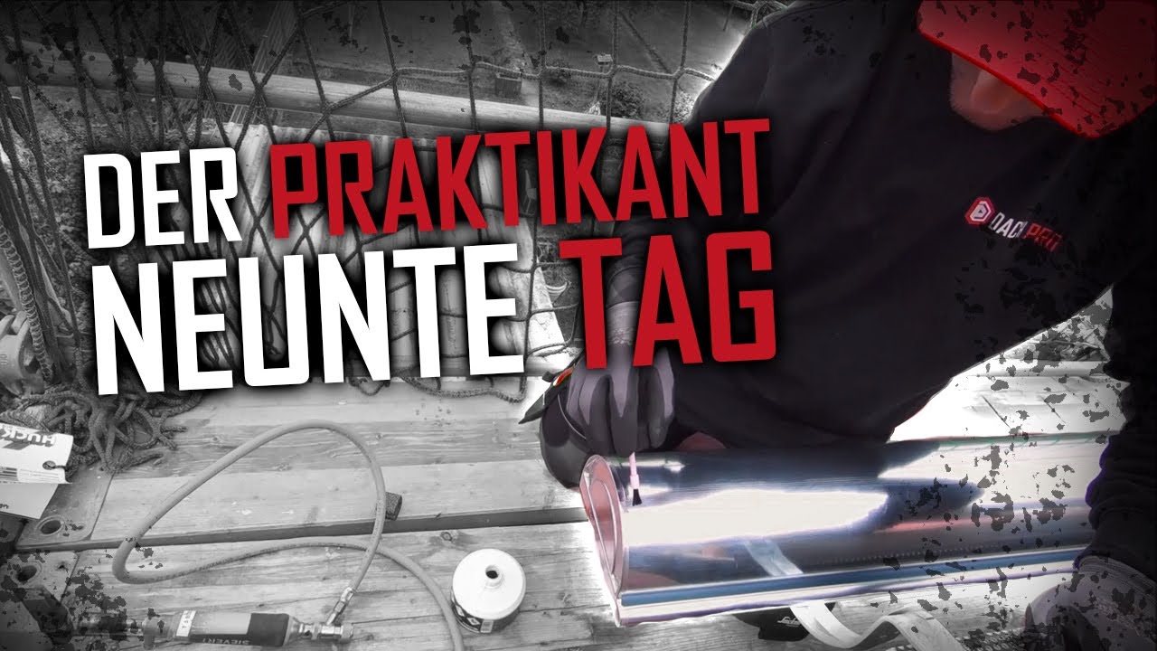 Dachdecker / Der Praktikant! Der neunte Tag! 🔥 Dachrinne montieren