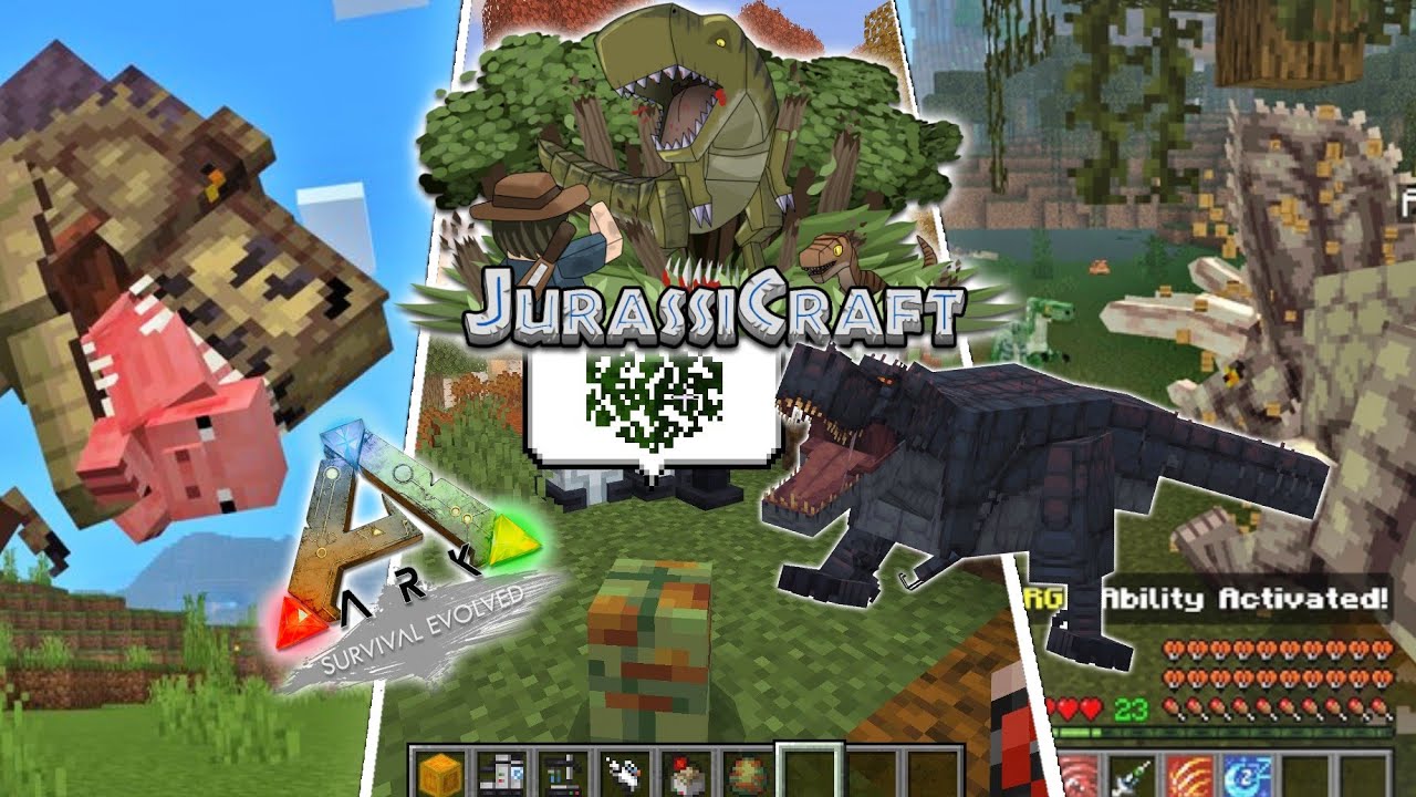 🔥Addon ARK Thời Kì Khủng Long Cực Hay Cho Minecraft PE 1.21+!!!
