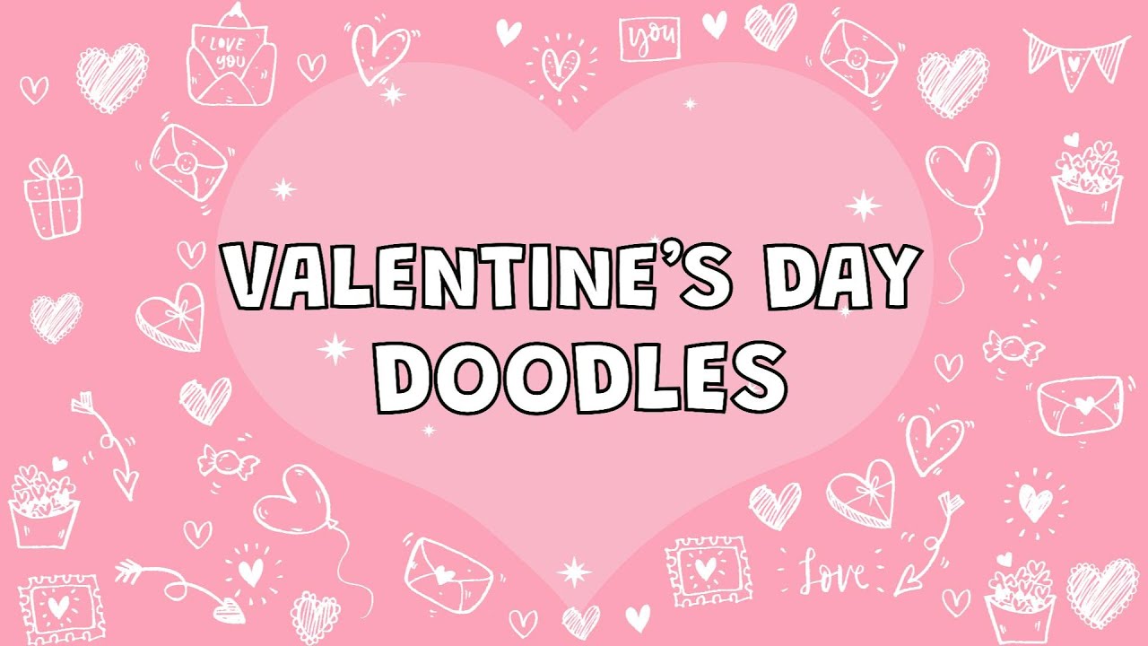Easy Valentine's Day Doodles For Beginners |Valentine’s doodle art | relaxing doodles #neensdoodles
