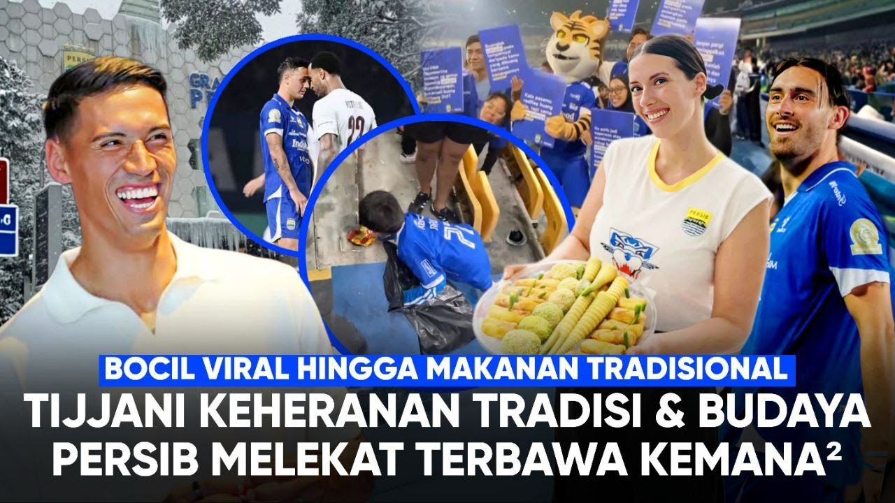 Budaya & Tradisi Persib Mendunia! Tijjani Kaget Eliano Mode Maung, Istri Jung Ketagihan Makanan Khas