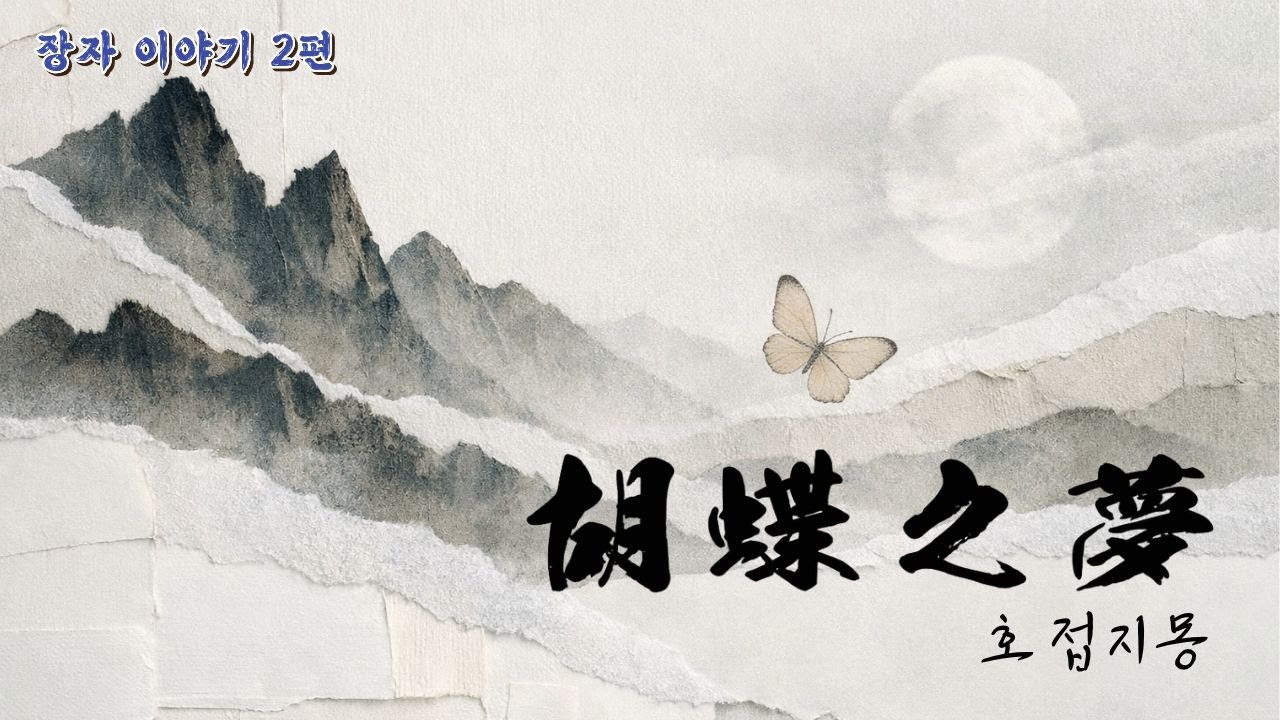 장자 이야기 : 호접지몽 胡蝶之夢 &mdash; 세상에 끌려가지 않았던 사람 |  #노자 #장자 #톨스토이 #도스토옙프스키 #명언 #지혜 #오디오북 #고전