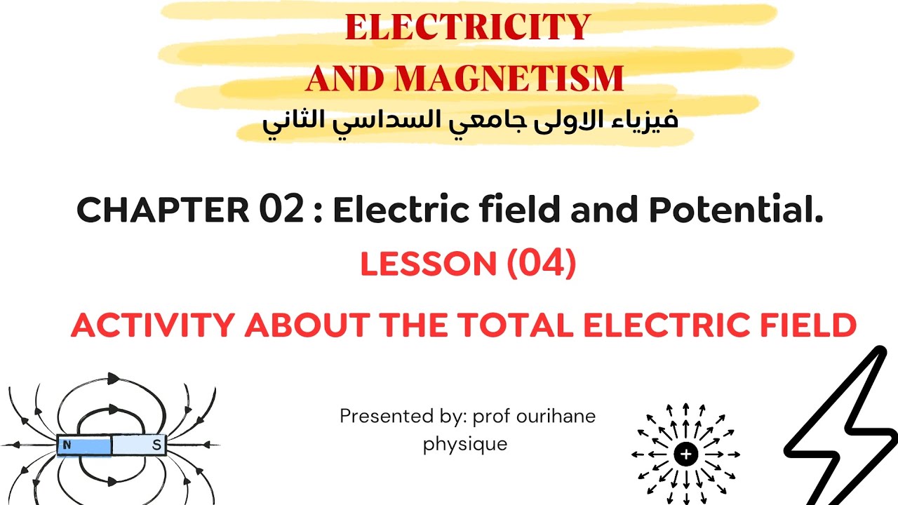 Physics 02 | chapter 02 | Lesson (04) _ Activity about the Total electric field _ 