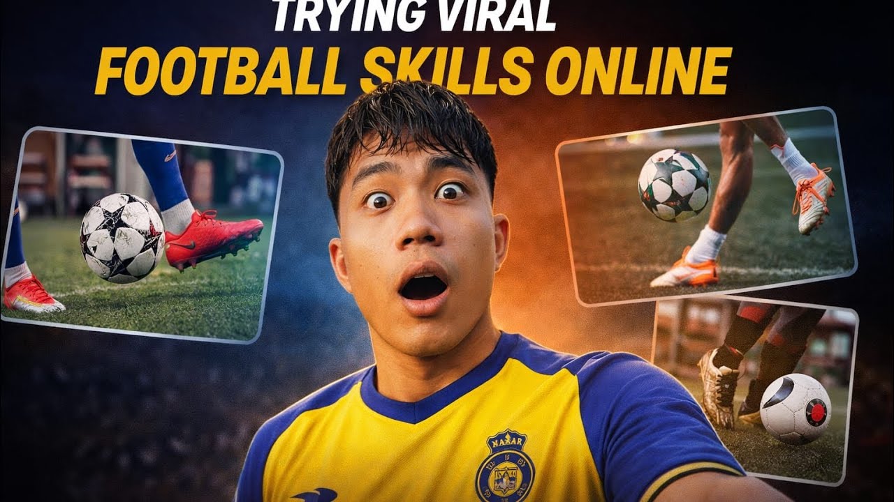 TRYING 5 VIRAL -SKILLS 😱 ⚽️||@Riyang_F7 